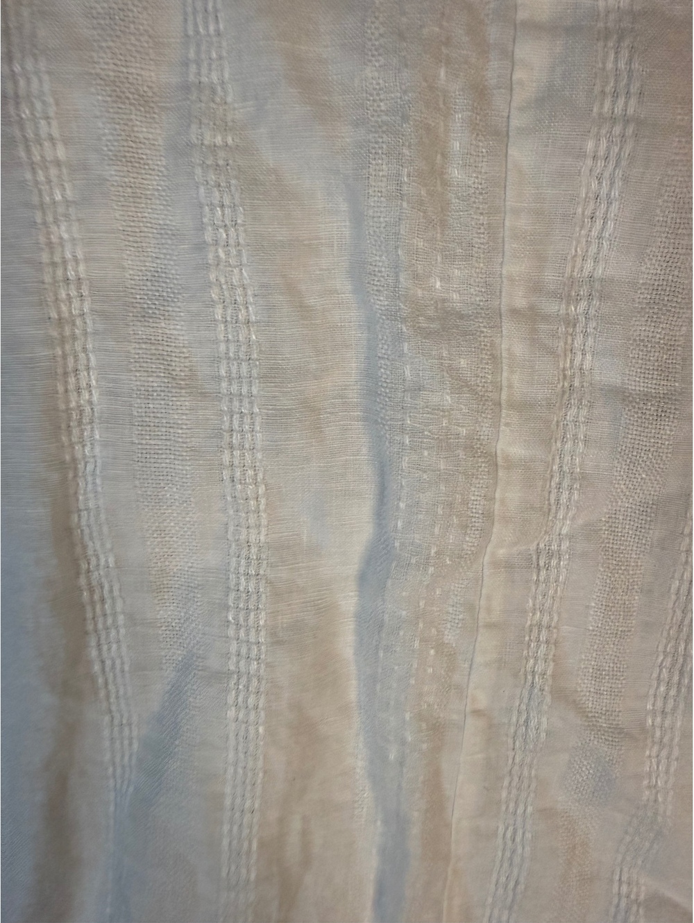 Lina Tomei White Linen Made in Italy Size Medium - Picture 3 of 5